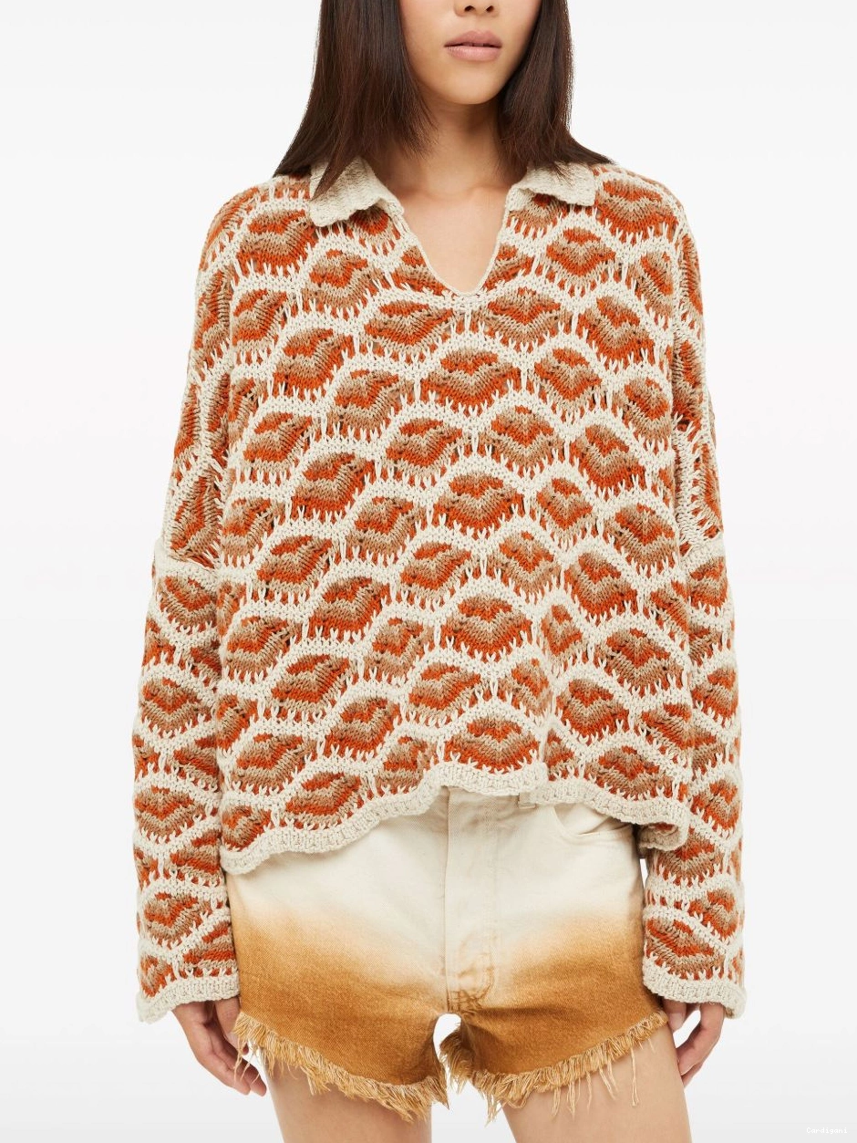 Affordable Alanui Mahal Women jumper Hawa polo crochet-knit 0404